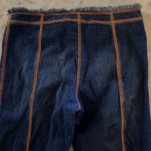 Perfect for Festival Vibe! 5/48 Low Rise Wide Leg Jeans Size 6 or 29 - Picture 11 of 13